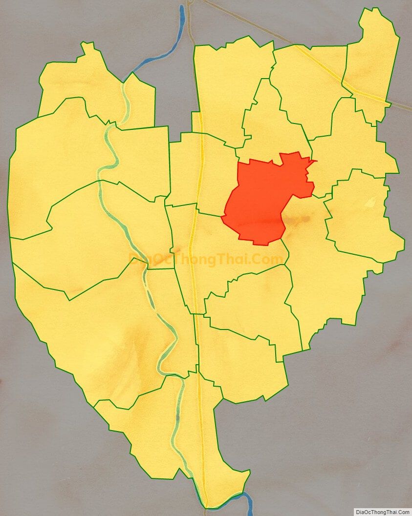 Bản đồ vị trí và địa giới hành chính Xã Thanh Lưu (cũ), huyện Thanh Liêm