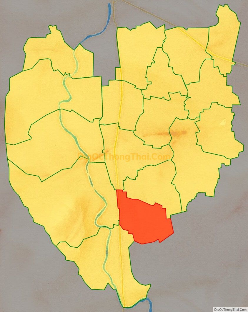Bản đồ vị trí và địa giới hành chính Xã Thanh Nguyên, huyện Thanh Liêm