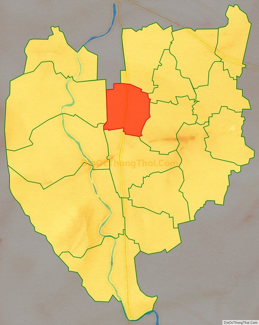 Bản đồ vị trí và địa giới hành chính Xã Thanh Phong, huyện Thanh Liêm