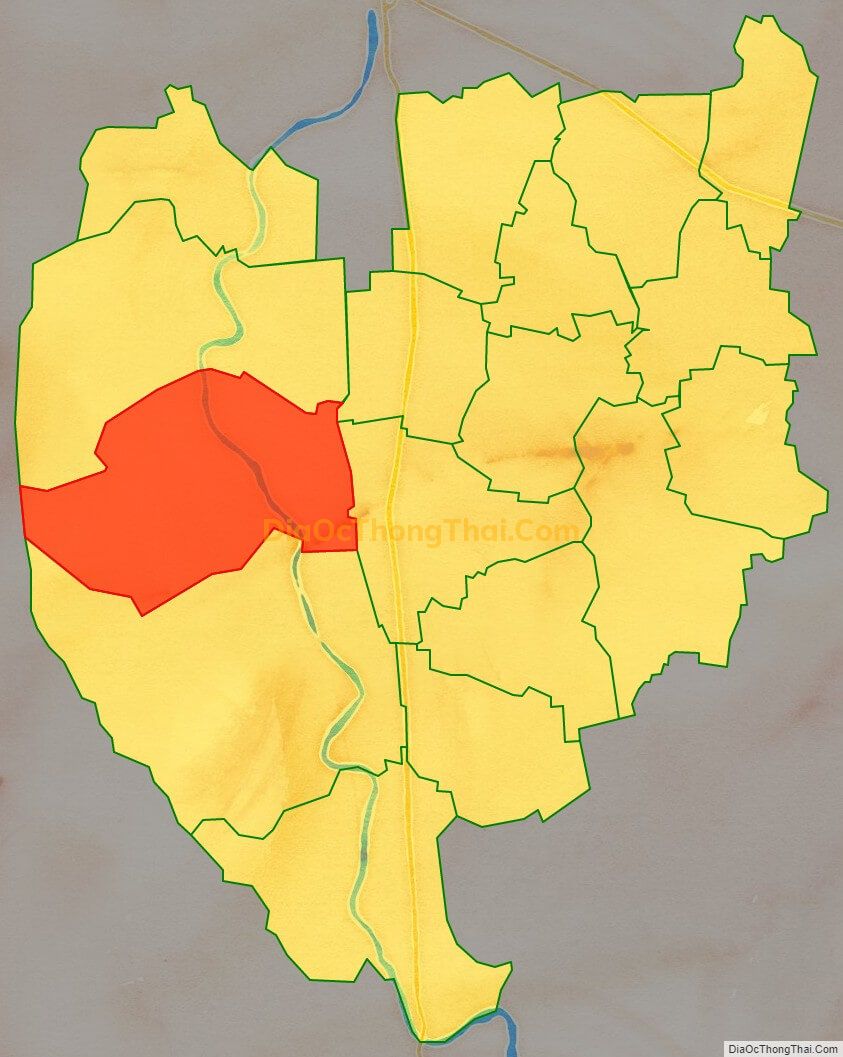 Bản đồ vị trí và địa giới hành chính Xã Thanh Tân, huyện Thanh Liêm