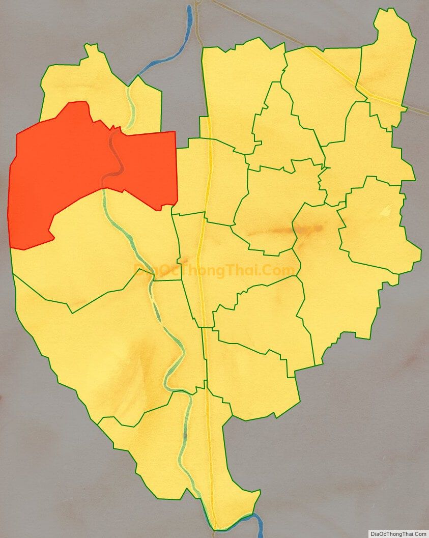 Bản đồ vị trí và địa giới hành chính Xã Thanh Thủy, huyện Thanh Liêm