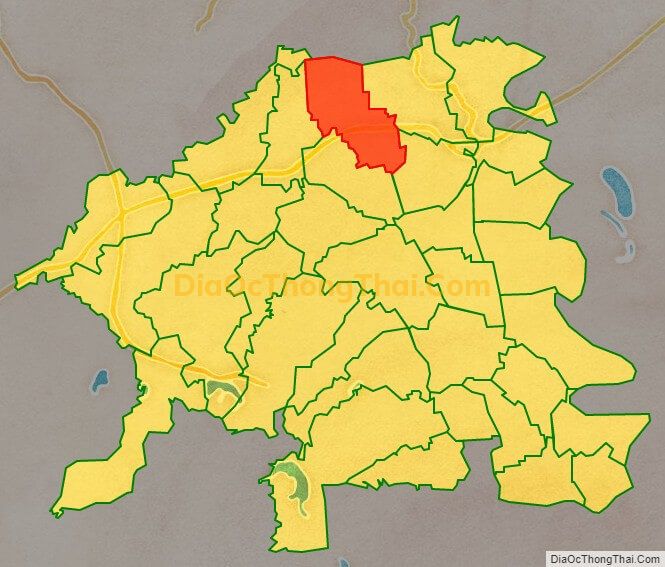 Bản đồ vị trí và địa giới hành chính Xã Phú Nghĩa, huyện Chương Mỹ