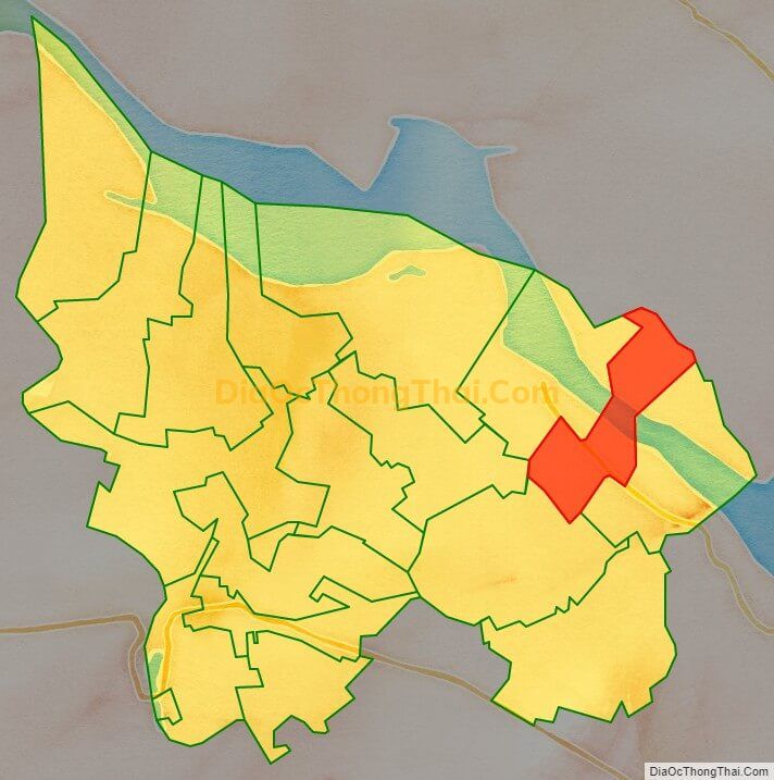 Bản đồ vị trí và địa giới hành chính Xã Liên Hà, huyện Đan Phượng