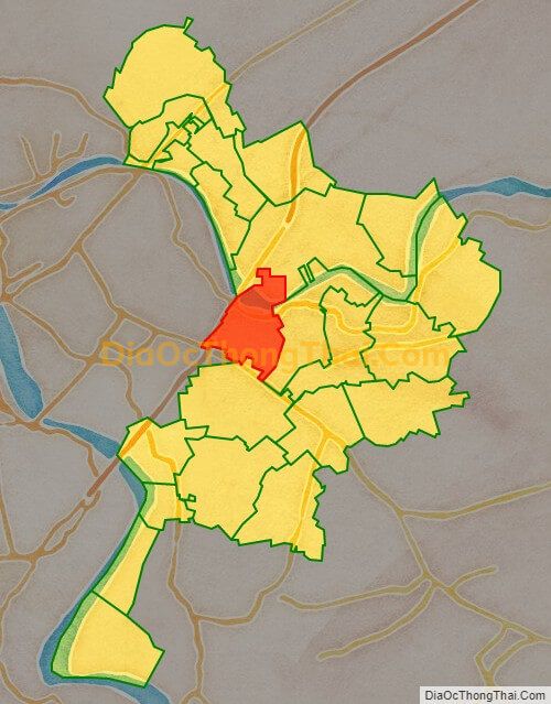 Bản đồ vị trí và địa giới hành chính Xã Cổ Bi, huyện Gia Lâm