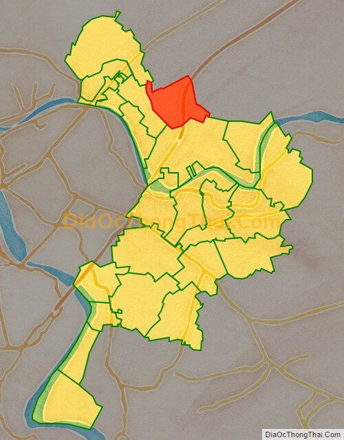Bản đồ vị trí và địa giới hành chính Xã Ninh Hiệp, huyện Gia Lâm
