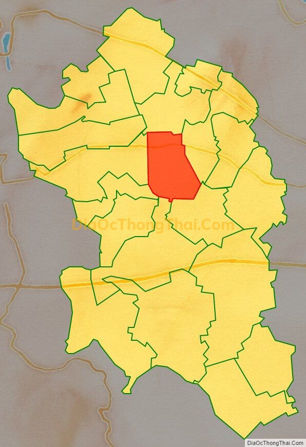 Bản đồ vị trí và địa giới hành chính Xã Sơn Đồng, huyện Hoài Đức