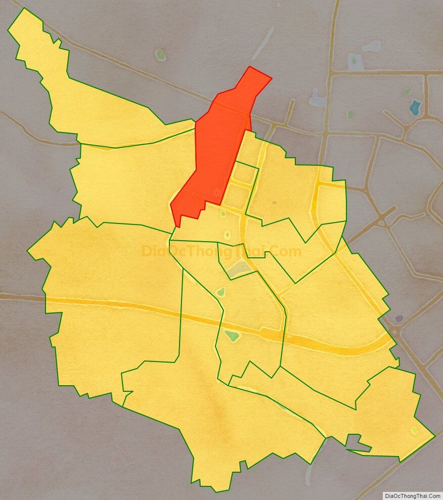 Bản đồ vị trí và địa giới hành chính Phường Cầu Diễn, quận Nam Từ Liêm