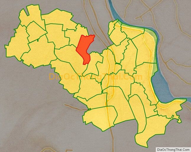Bản đồ vị trí và địa giới hành chính Xã Quang Trung, huyện Phú Xuyên