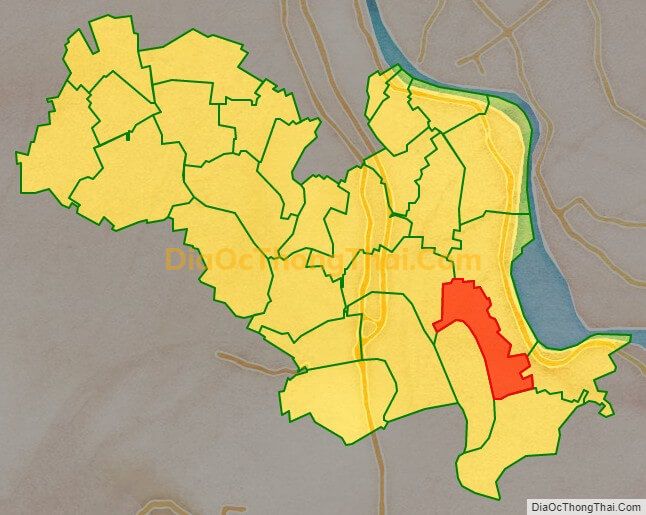 Bản đồ vị trí và địa giới hành chính Xã Tri Thủy, huyện Phú Xuyên