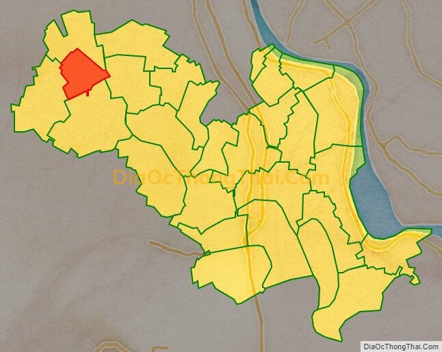 Bản đồ vị trí và địa giới hành chính Xã Tri Trung, huyện Phú Xuyên