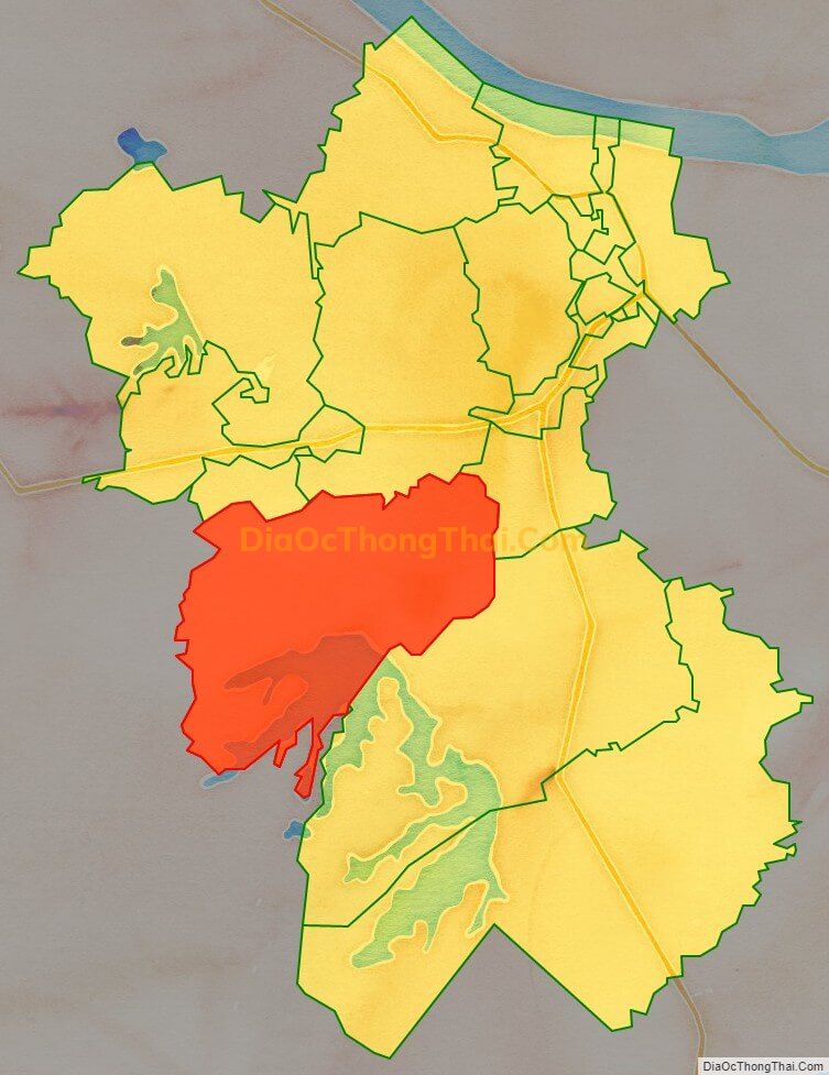 Bản đồ vị trí và địa giới hành chính Xã Kim Sơn, thị xã Sơn Tây