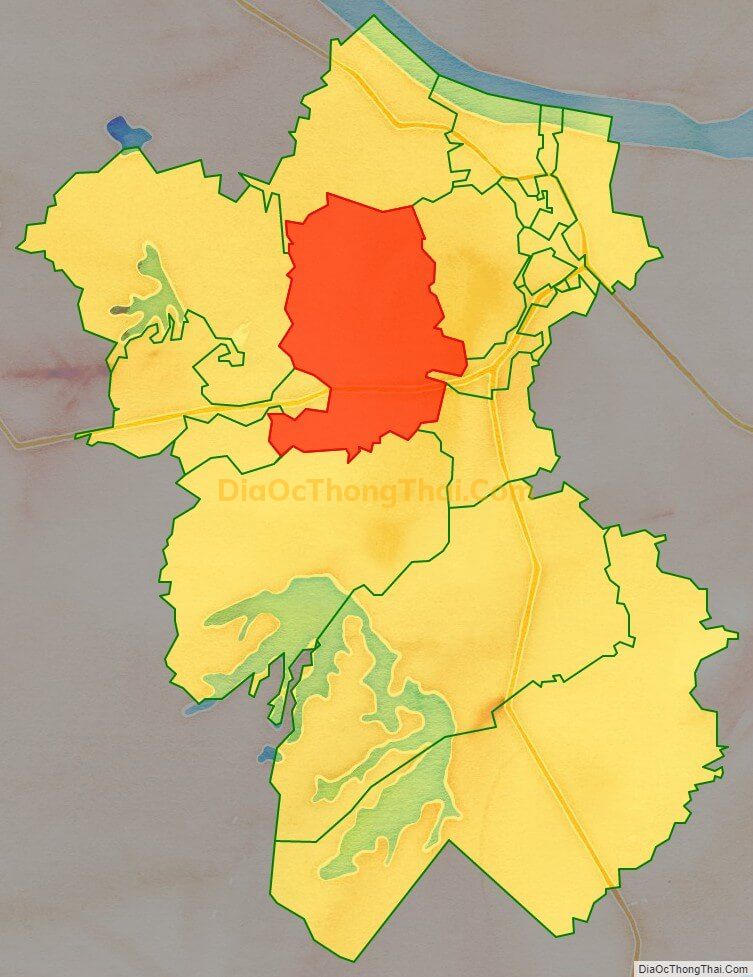 Bản đồ vị trí và địa giới hành chính Xã Thanh Mỹ, thị xã Sơn Tây