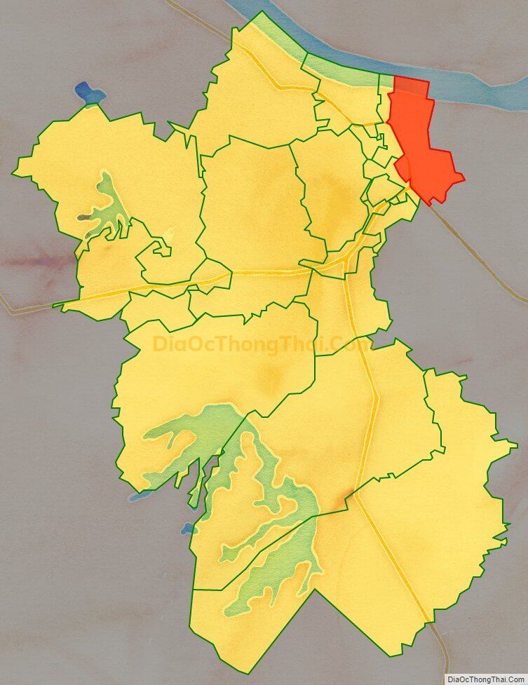 Bản đồ vị trí và địa giới hành chính Phường Viên Sơn, thị xã Sơn Tây