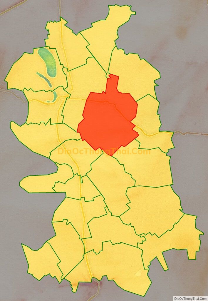 Bản đồ vị trí và địa giới hành chính Xã Tam Hưng, huyện Thanh Oai