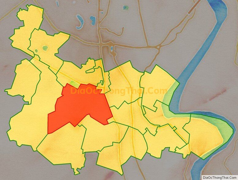 Bản đồ vị trí và địa giới hành chính Xã Vĩnh Quỳnh, huyện Thanh Trì
