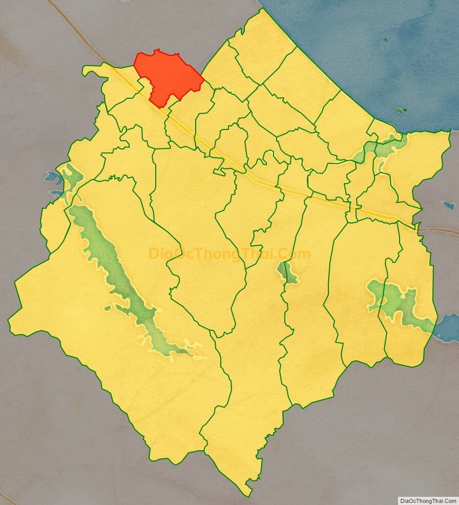 Bản đồ vị trí và địa giới hành chính Xã Cẩm Bình, huyện Cẩm Xuyên