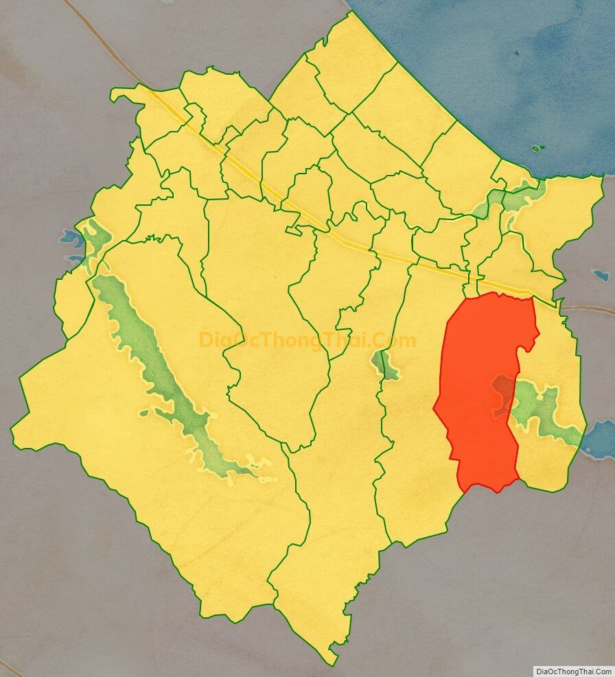 Bản đồ vị trí và địa giới hành chính Xã Cẩm Lạc, huyện Cẩm Xuyên