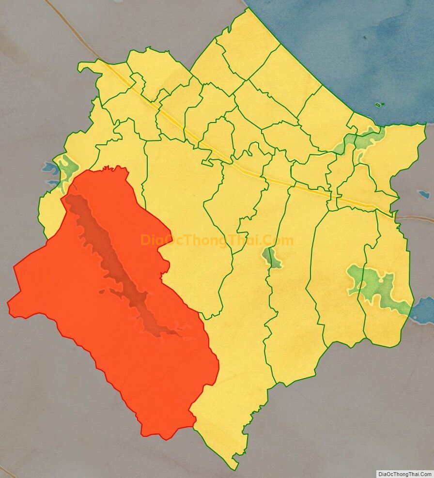 Bản đồ vị trí và địa giới hành chính Xã Cẩm Mỹ, huyện Cẩm Xuyên