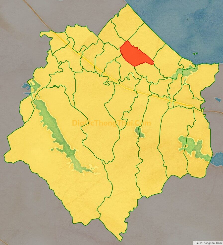 Bản đồ vị trí và địa giới hành chính Xã Cẩm Nam (cũ), huyện Cẩm Xuyên