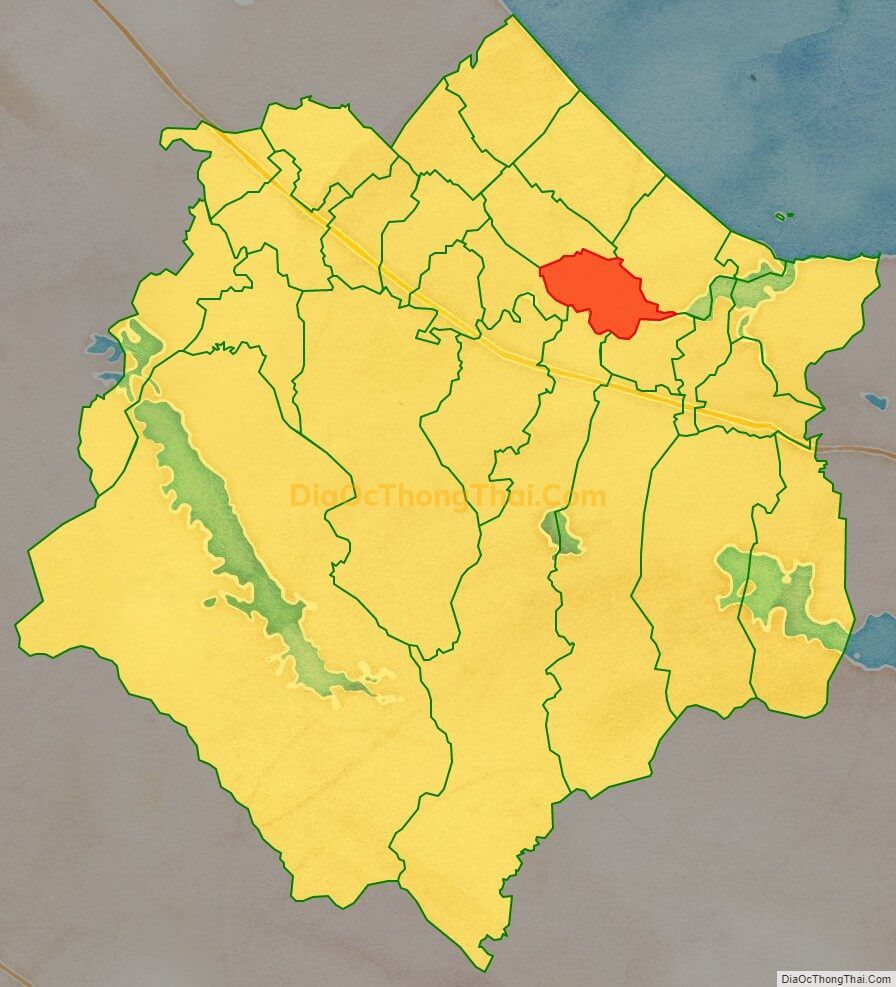 Bản đồ vị trí và địa giới hành chính Xã Cẩm Phúc (cũ), huyện Cẩm Xuyên