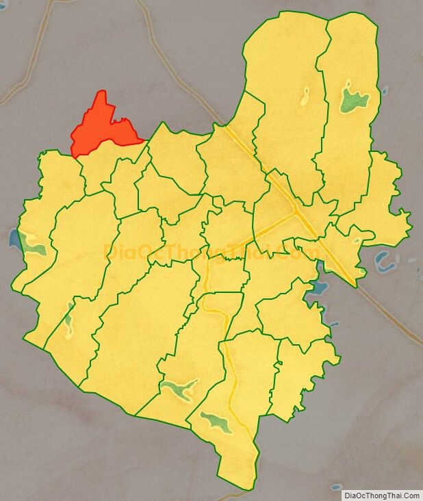 Bản đồ vị trí và địa giới hành chính Xã Kim Lộc (cũ), huyện Can Lộc