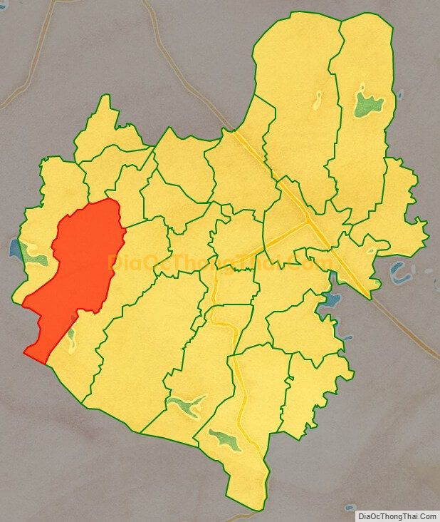 Bản đồ vị trí và địa giới hành chính Xã Phú Lộc, huyện Can Lộc
