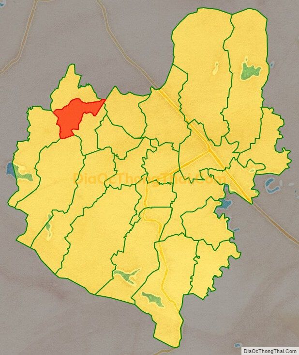 Bản đồ vị trí và địa giới hành chính Xã Song Lộc (cũ), huyện Can Lộc