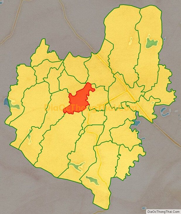 Bản đồ vị trí và địa giới hành chính Xã Vĩnh Lộc (cũ), huyện Can Lộc