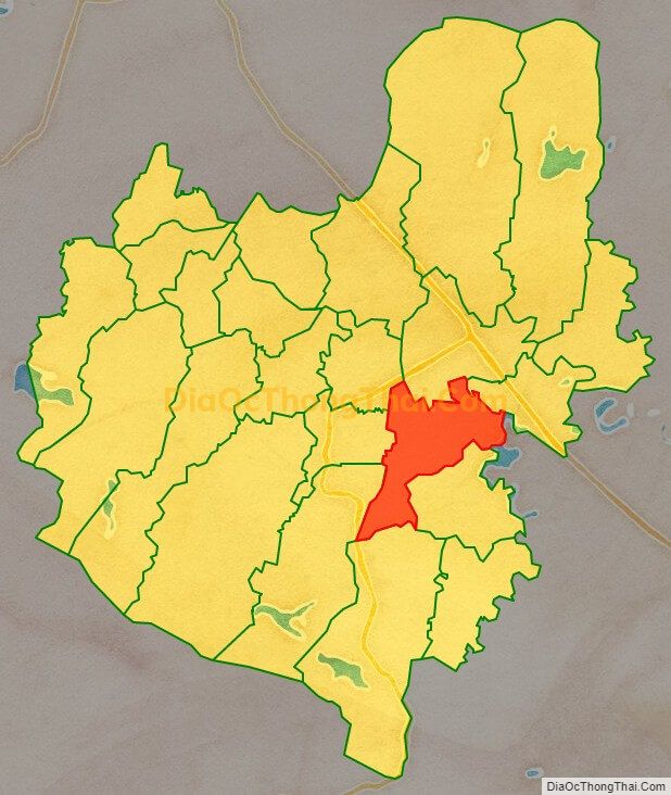 Bản đồ vị trí và địa giới hành chính Xã Xuân Lộc, huyện Can Lộc