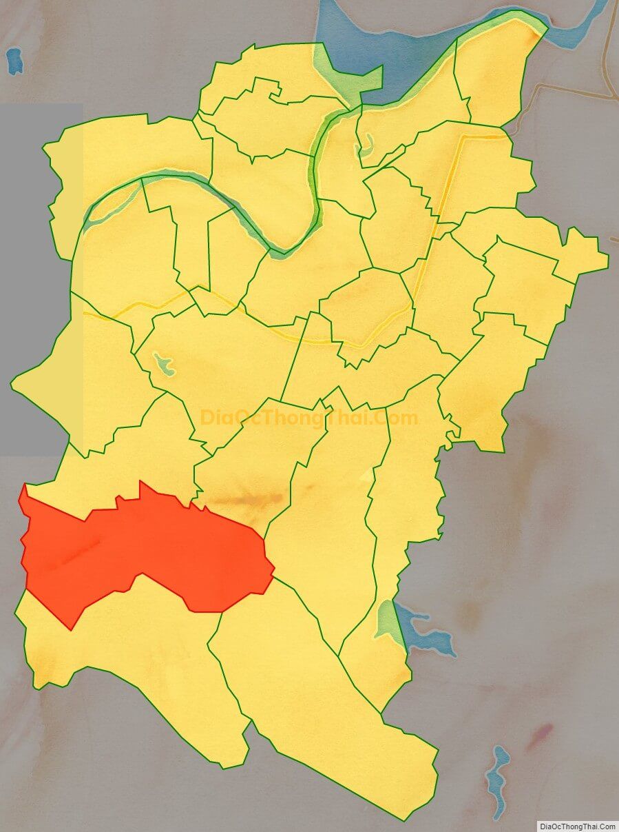 Bản đồ vị trí và địa giới hành chính Xã Đức Đồng, huyện Đức Thọ