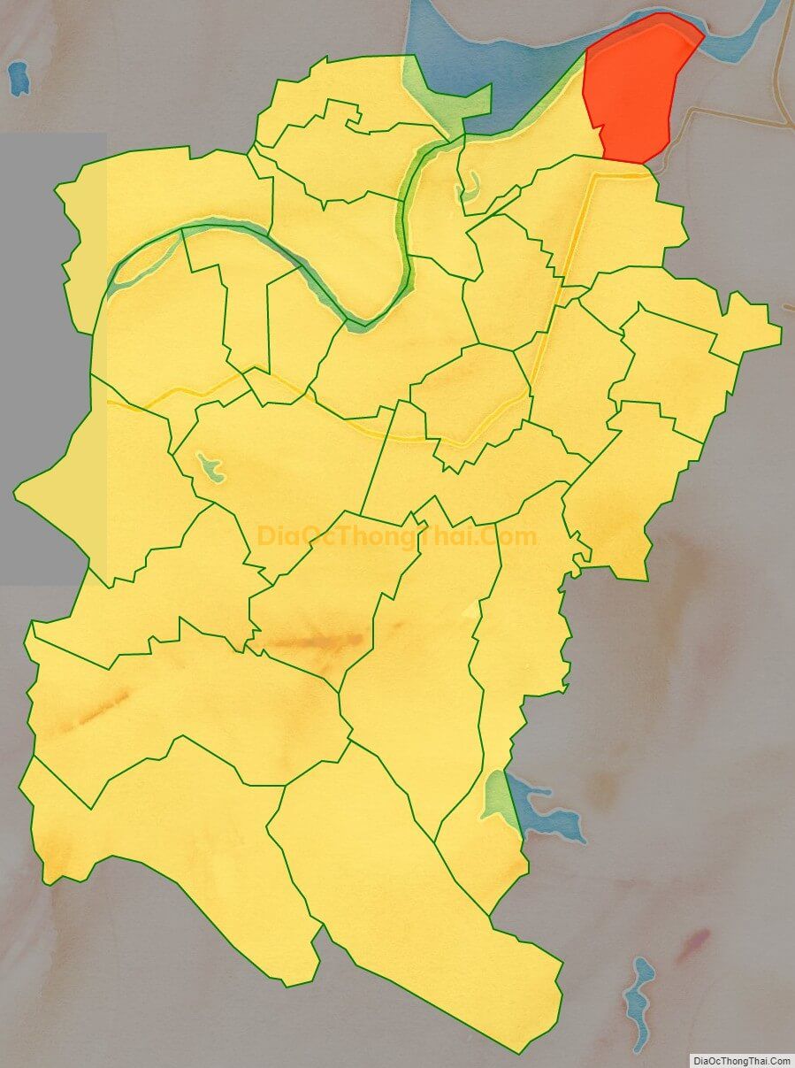 Bản đồ vị trí và địa giới hành chính Xã Đức Vĩnh (cũ), huyện Đức Thọ