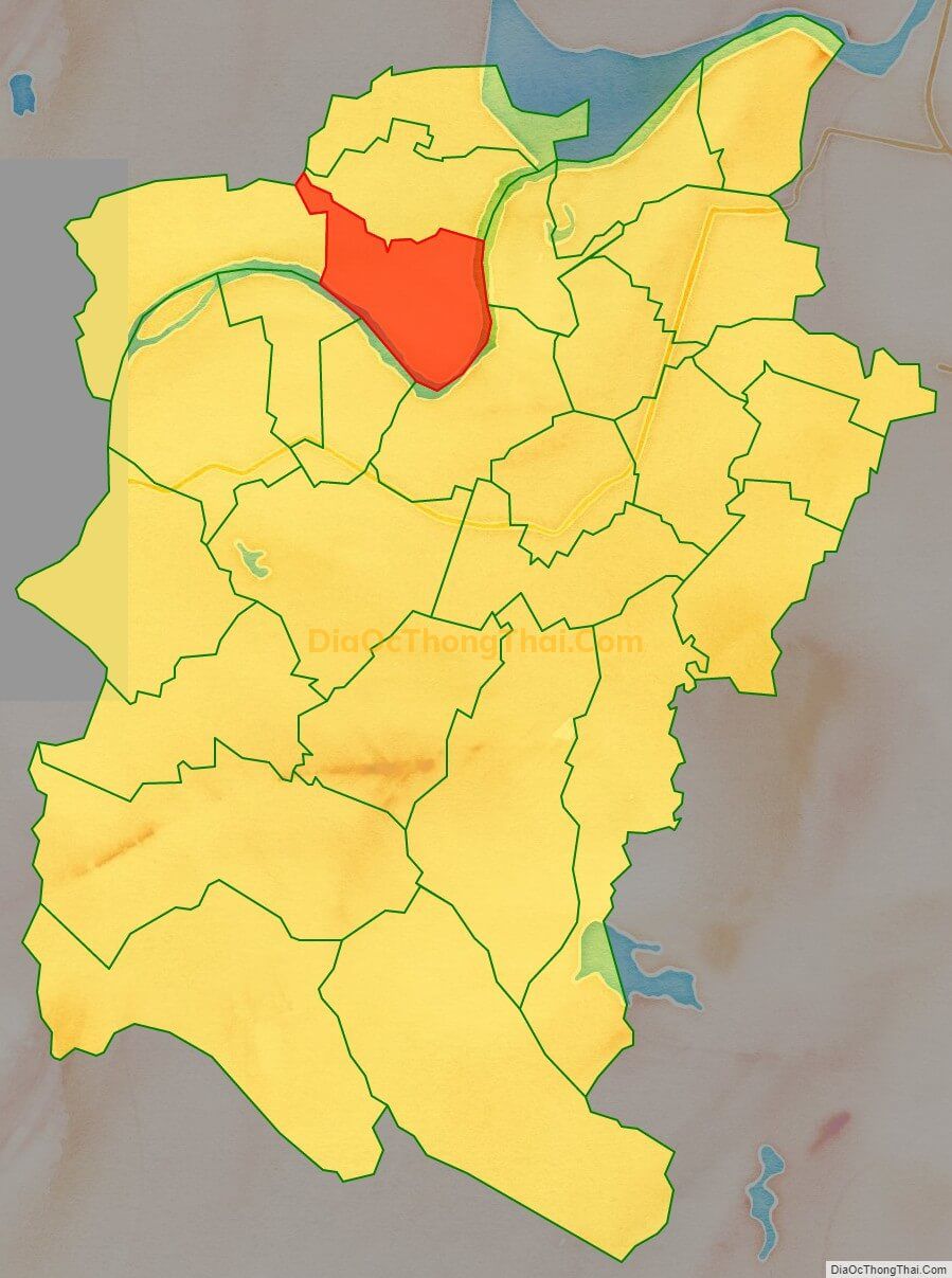 Bản đồ vị trí và địa giới hành chính Xã Liên Minh, huyện Đức Thọ