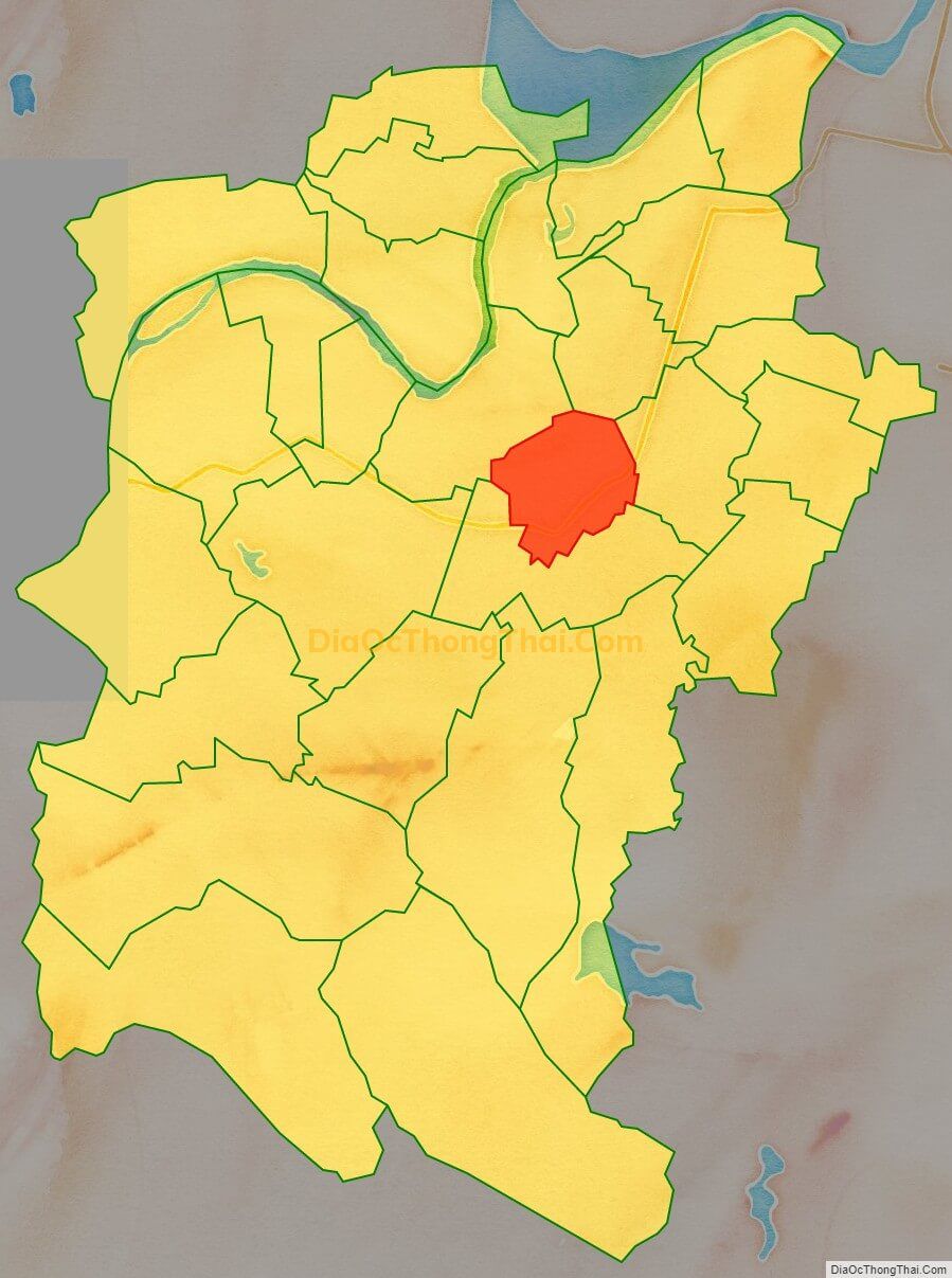 Bản đồ vị trí và địa giới hành chính Xã Trung Lễ (cũ), huyện Đức Thọ