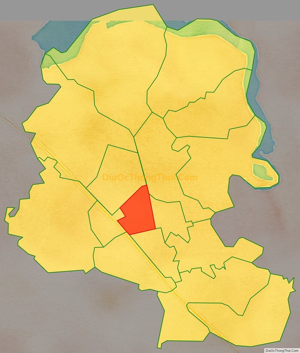 Bản đồ vị trí và địa giới hành chính Phường Bắc Hà, thành phố Hà Tĩnh