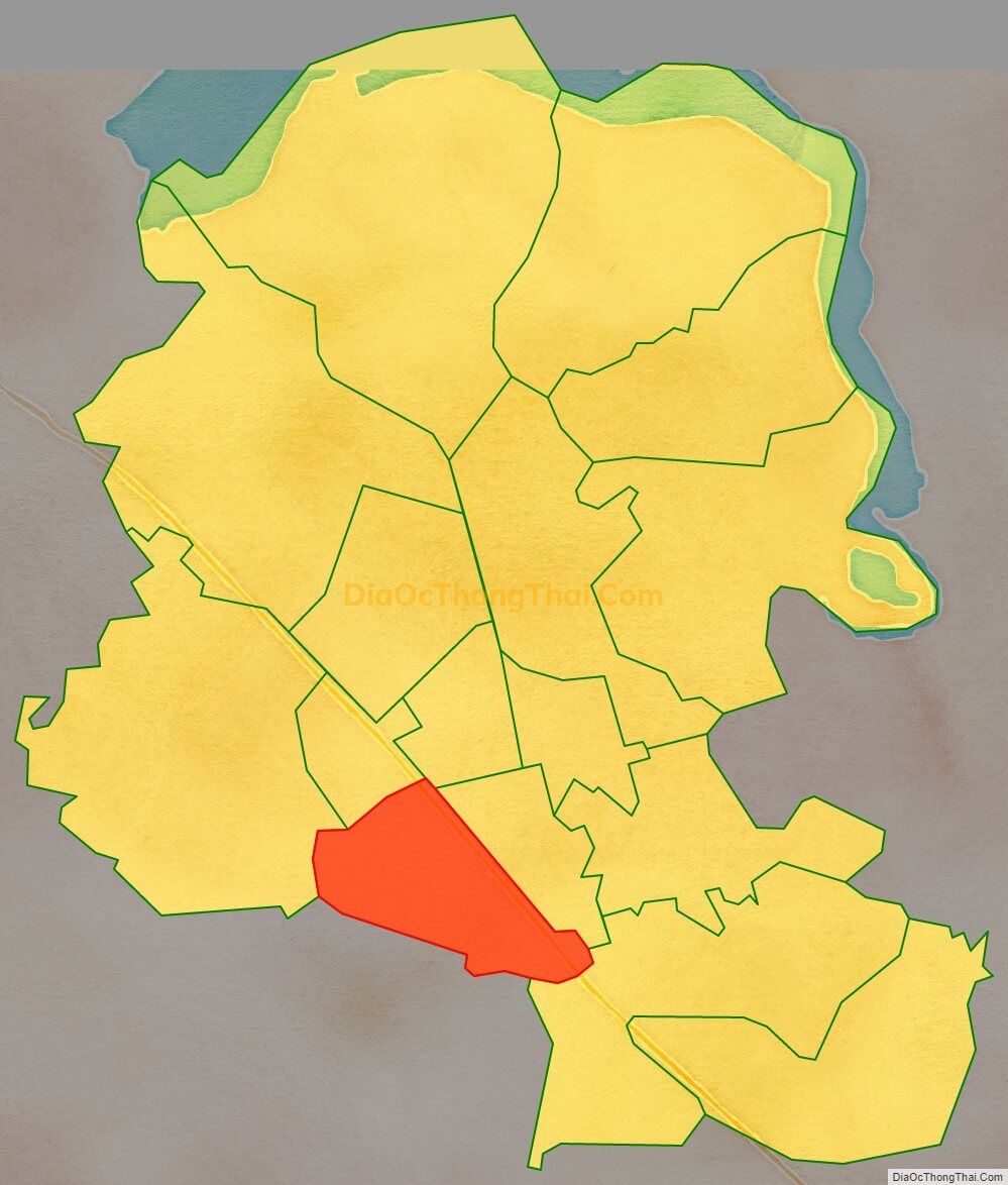 Bản đồ vị trí và địa giới hành chính Phường Hà Huy Tập, TP Hà Tĩnh