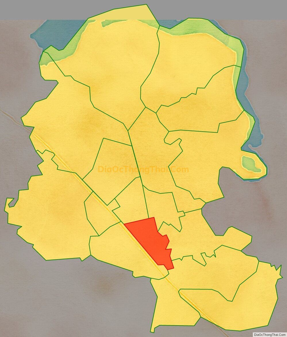 Bản đồ vị trí và địa giới hành chính Phường Nam Hà, thành phố Hà Tĩnh
