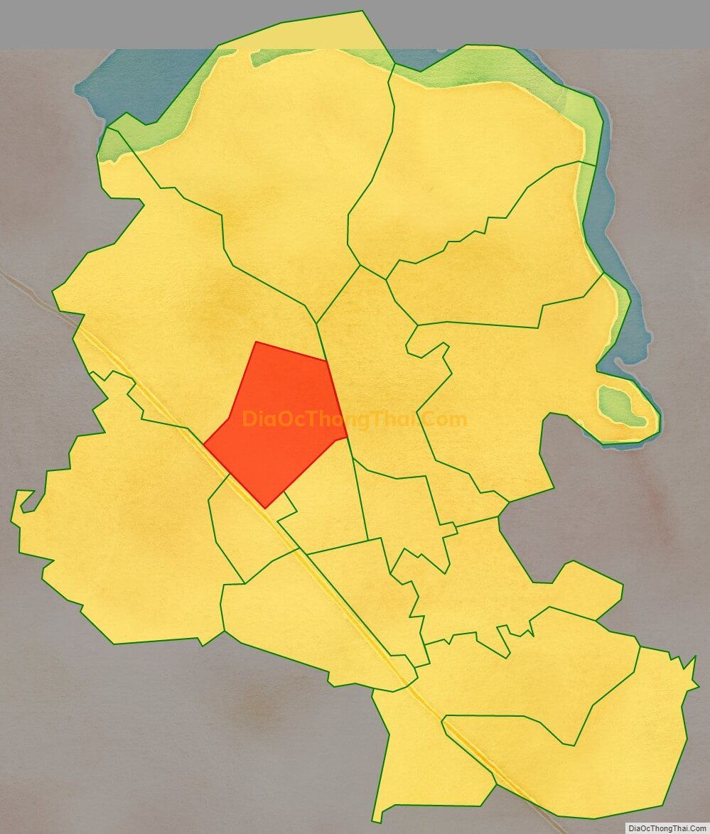 Bản đồ vị trí và địa giới hành chính Phường Nguyễn Du, TP Hà Tĩnh