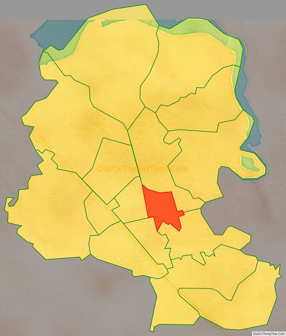 Bản đồ vị trí và địa giới hành chính Phường Tân Giang, thành phố Hà Tĩnh