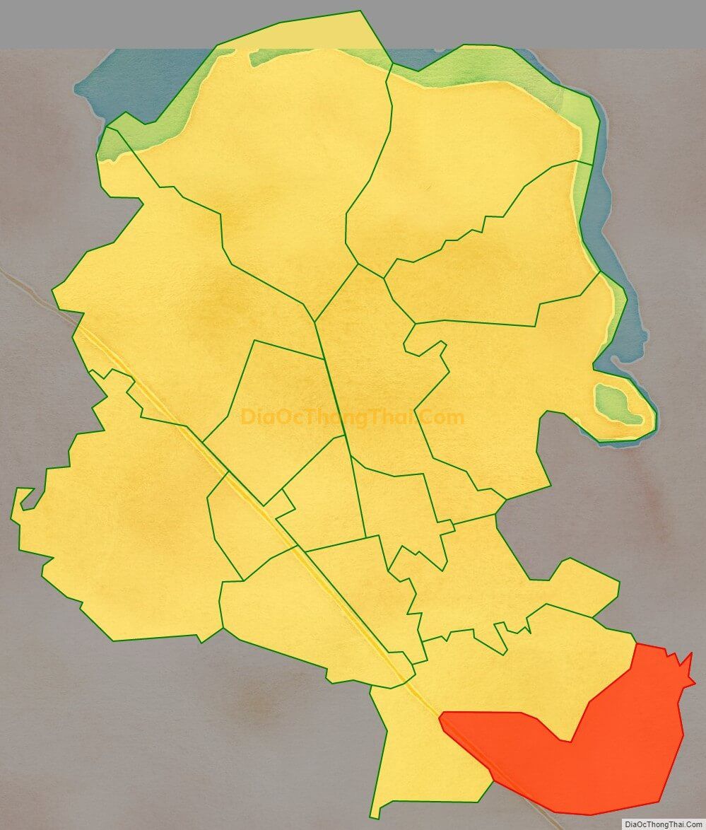 Bản đồ vị trí và địa giới hành chính Xã Thạch Bình, thành phố Hà Tĩnh