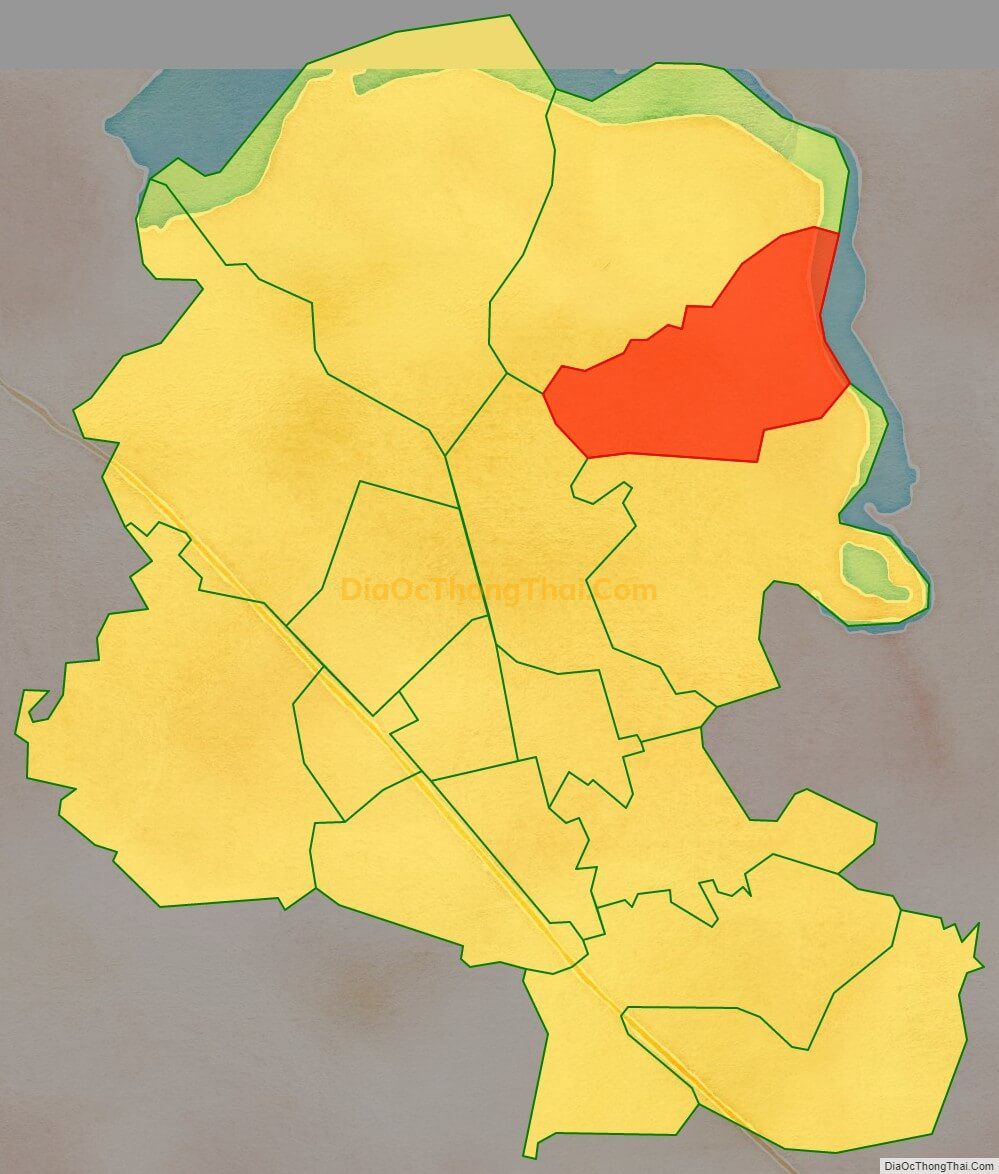 Bản đồ vị trí và địa giới hành chính Xã Thạch Đồng (cũ), TP Hà Tĩnh
