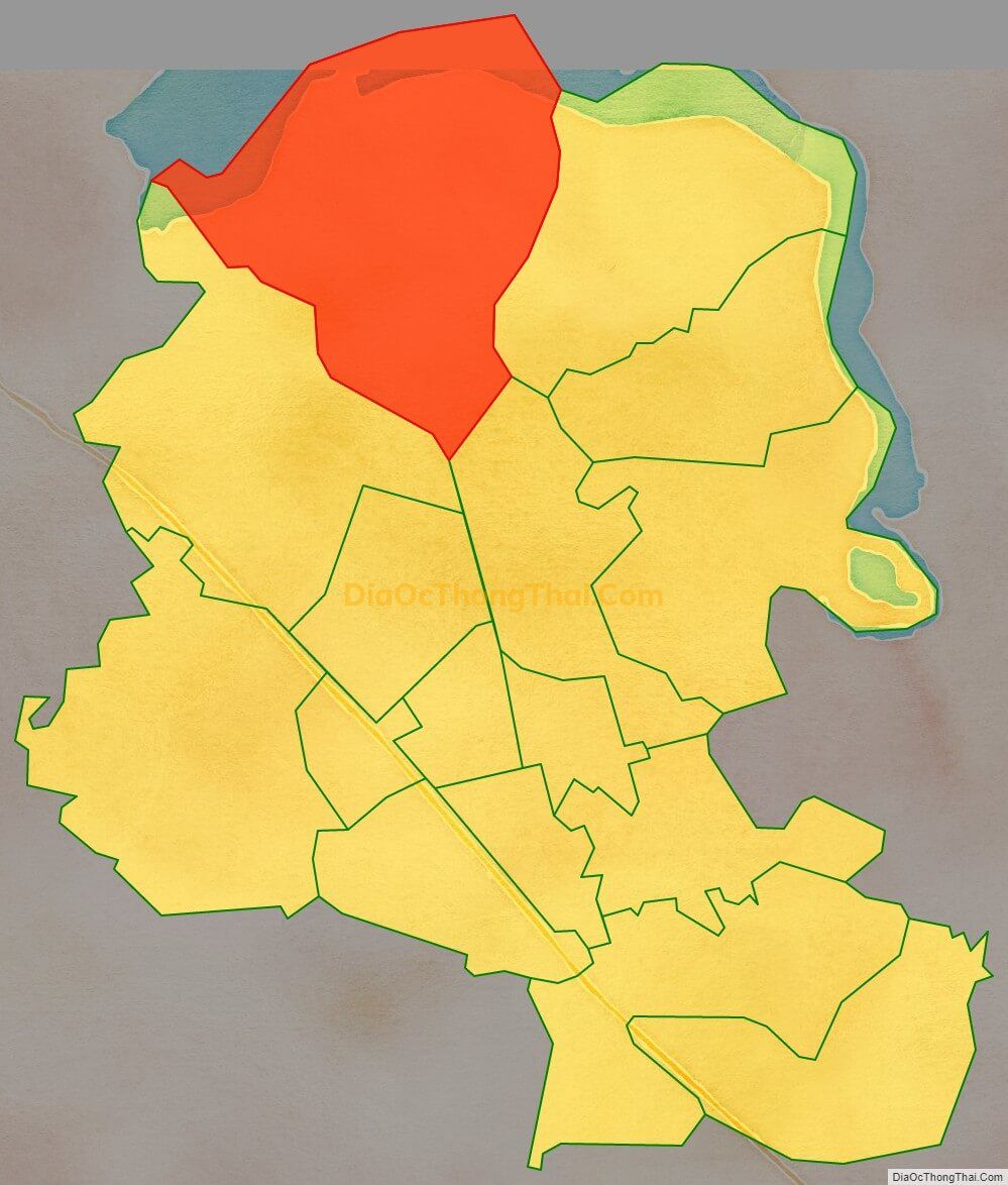 Bản đồ vị trí và địa giới hành chính Xã Thạch Hạ, TP Hà Tĩnh