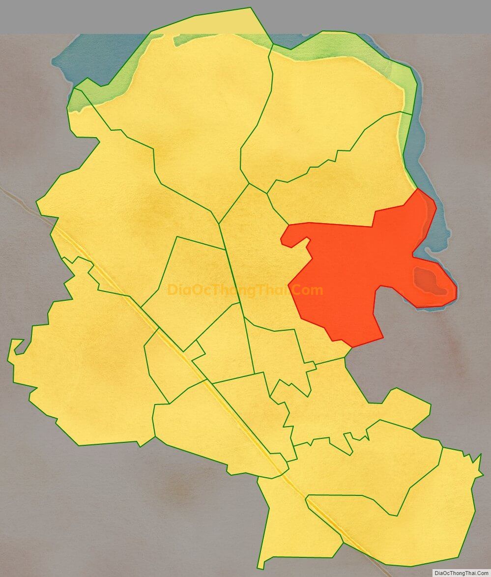 Bản đồ vị trí và địa giới hành chính Xã Thạch Hưng, TP Hà Tĩnh