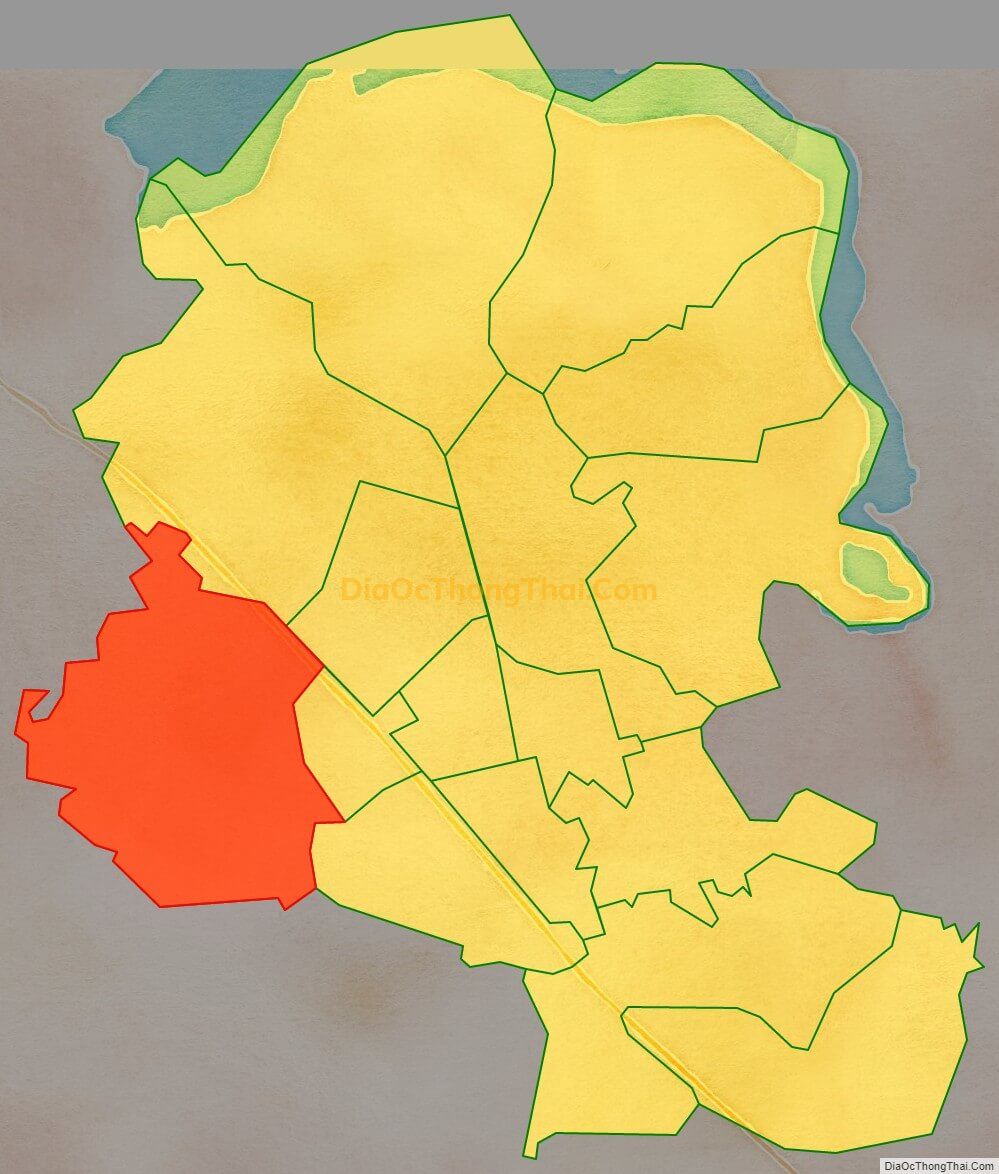 Bản đồ vị trí và địa giới hành chính Phường Thạch Linh, TP Hà Tĩnh