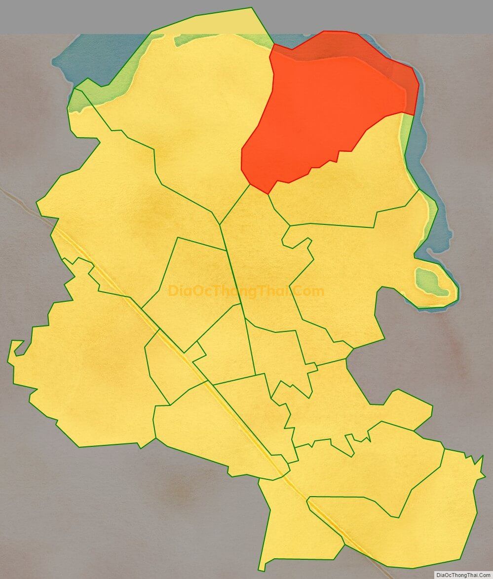 Bản đồ vị trí và địa giới hành chính Xã Thạch Môn (cũ), thành phố Hà Tĩnh
