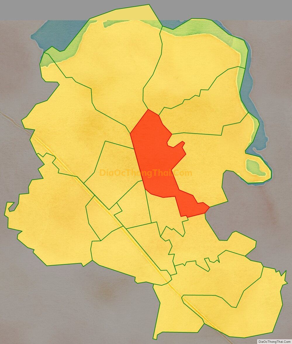 Bản đồ vị trí và địa giới hành chính Phường Thạch Quý, thành phố Hà Tĩnh