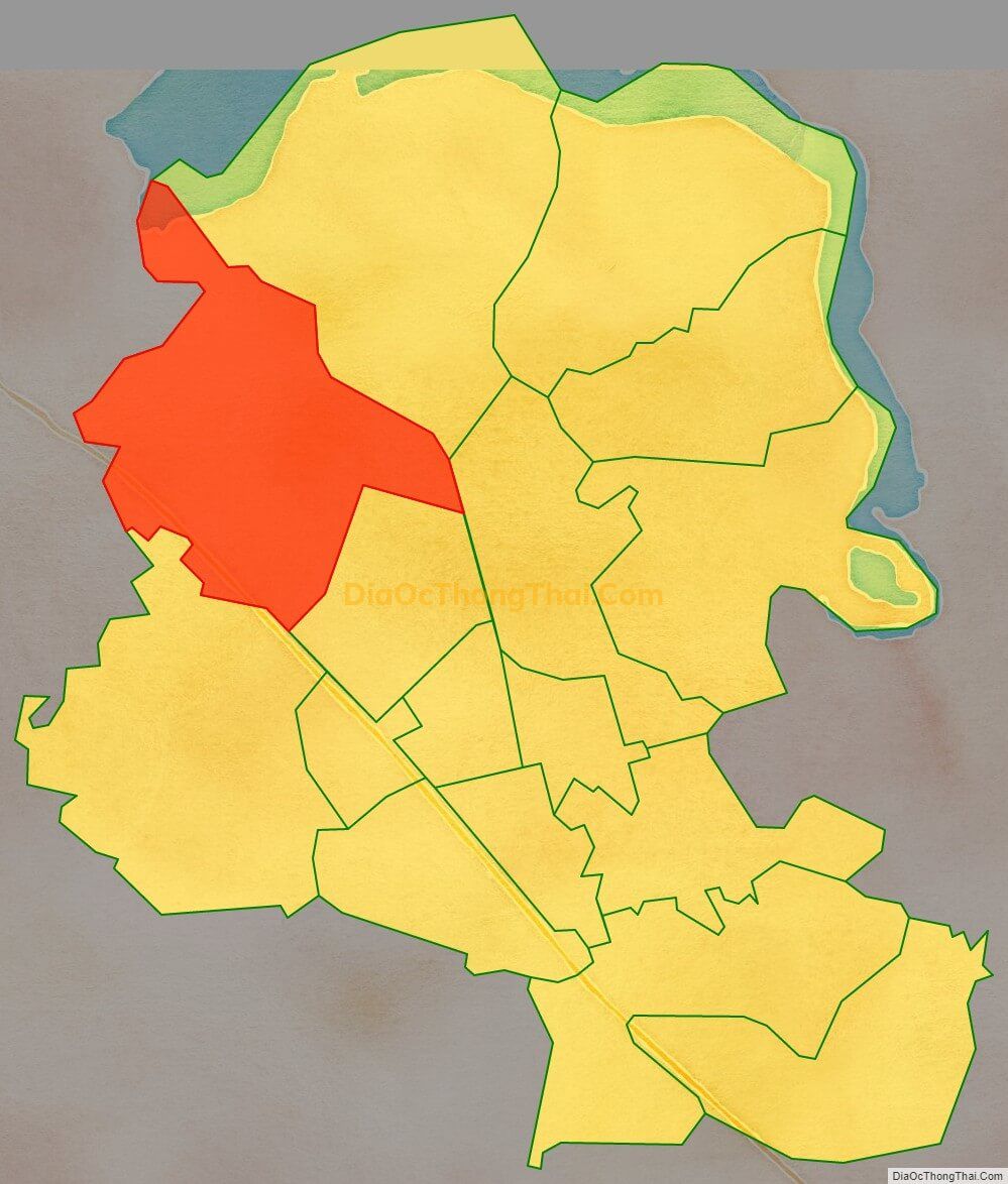 Bản đồ vị trí và địa giới hành chính Xã Thạch Trung, thành phố Hà Tĩnh
