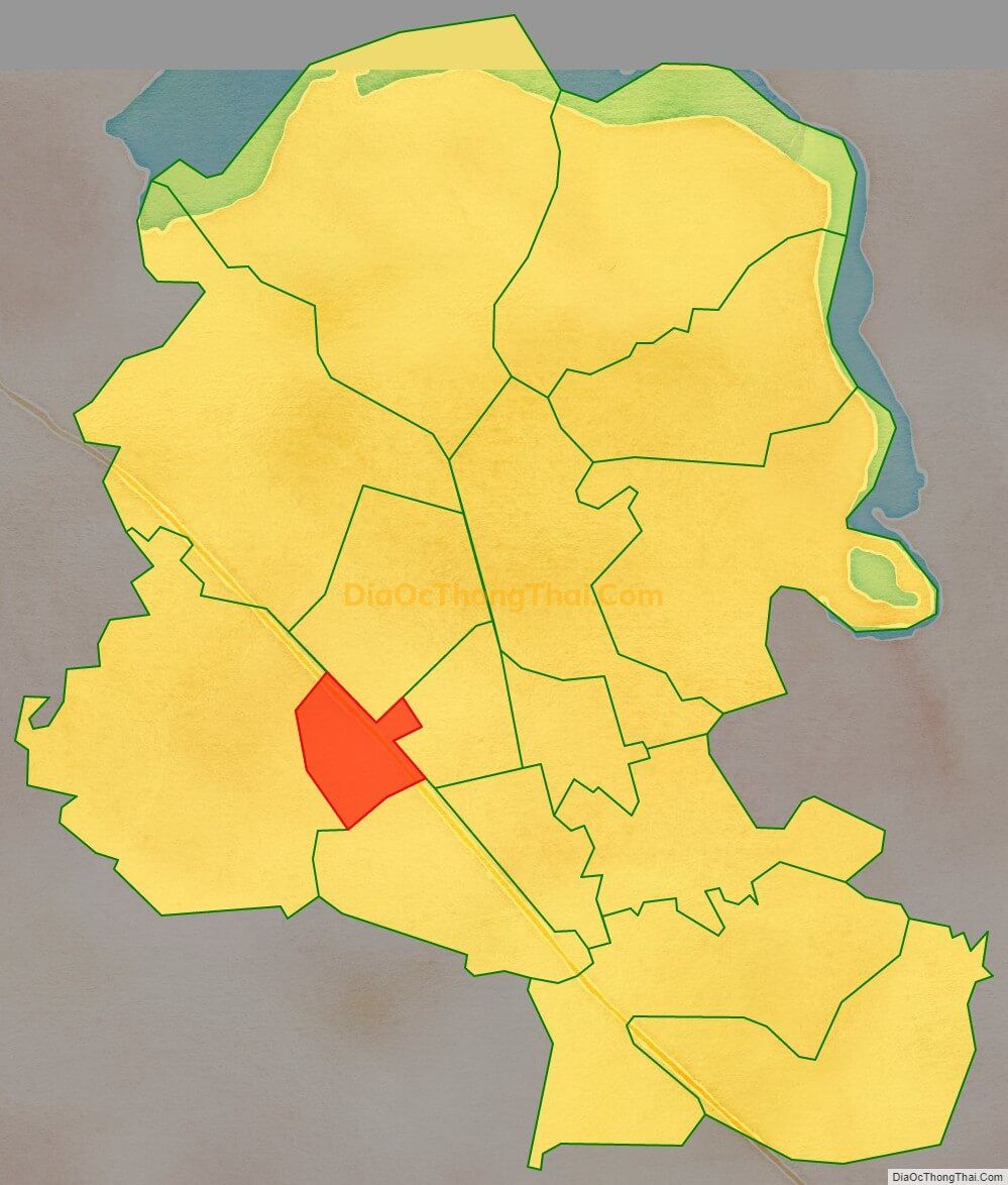 Bản đồ vị trí và địa giới hành chính Phường Trần Phú, thành phố Hà Tĩnh
