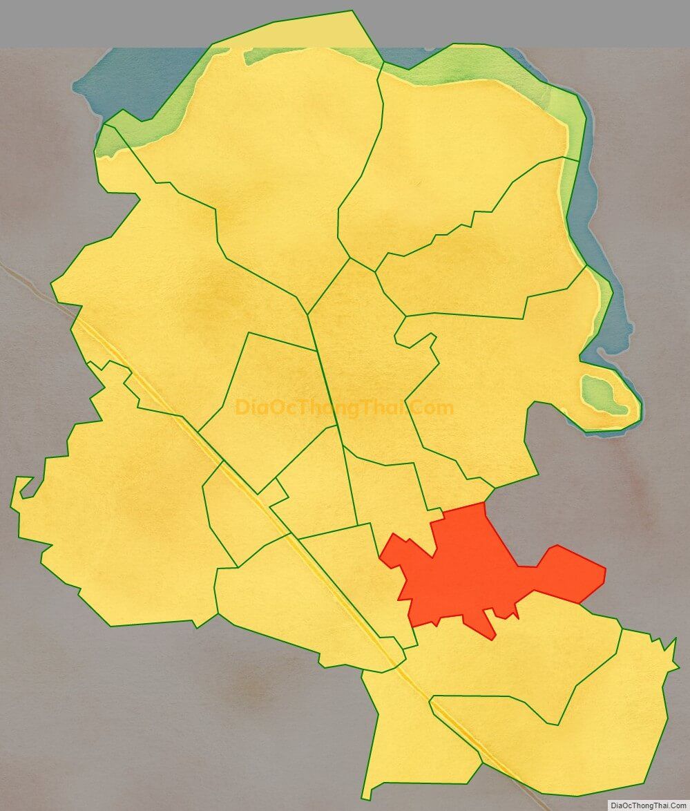 Bản đồ vị trí và địa giới hành chính Phường Văn Yên, thành phố Hà Tĩnh