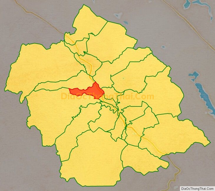 Bản đồ vị trí và địa giới hành chính Xã Hương Long, huyện Hương Khê