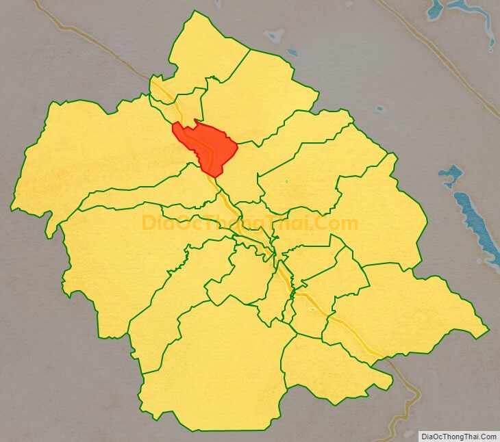 Bản đồ vị trí và địa giới hành chính Xã Phúc Đồng, huyện Hương Khê